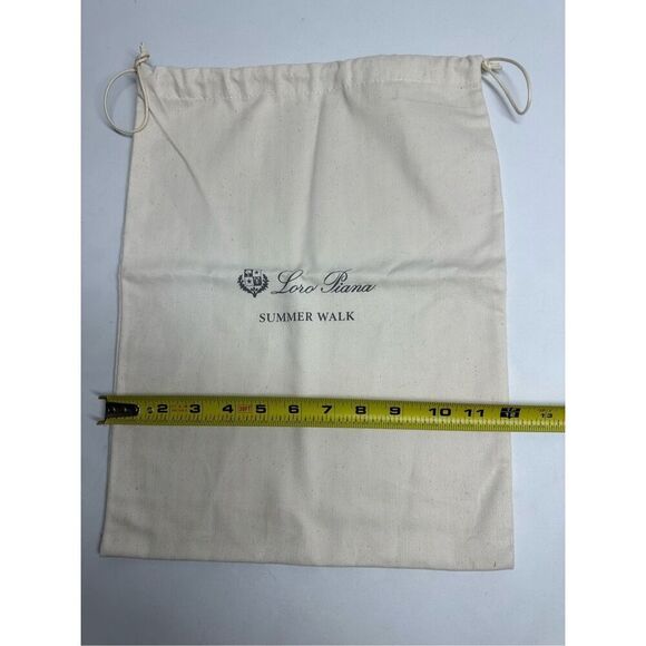 LORO PIANA Open Walk Drawstring Dust Bag Made in Italy 15x12" - Picture 2 of 6